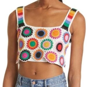 Farm Rio Crotchet Crop Top